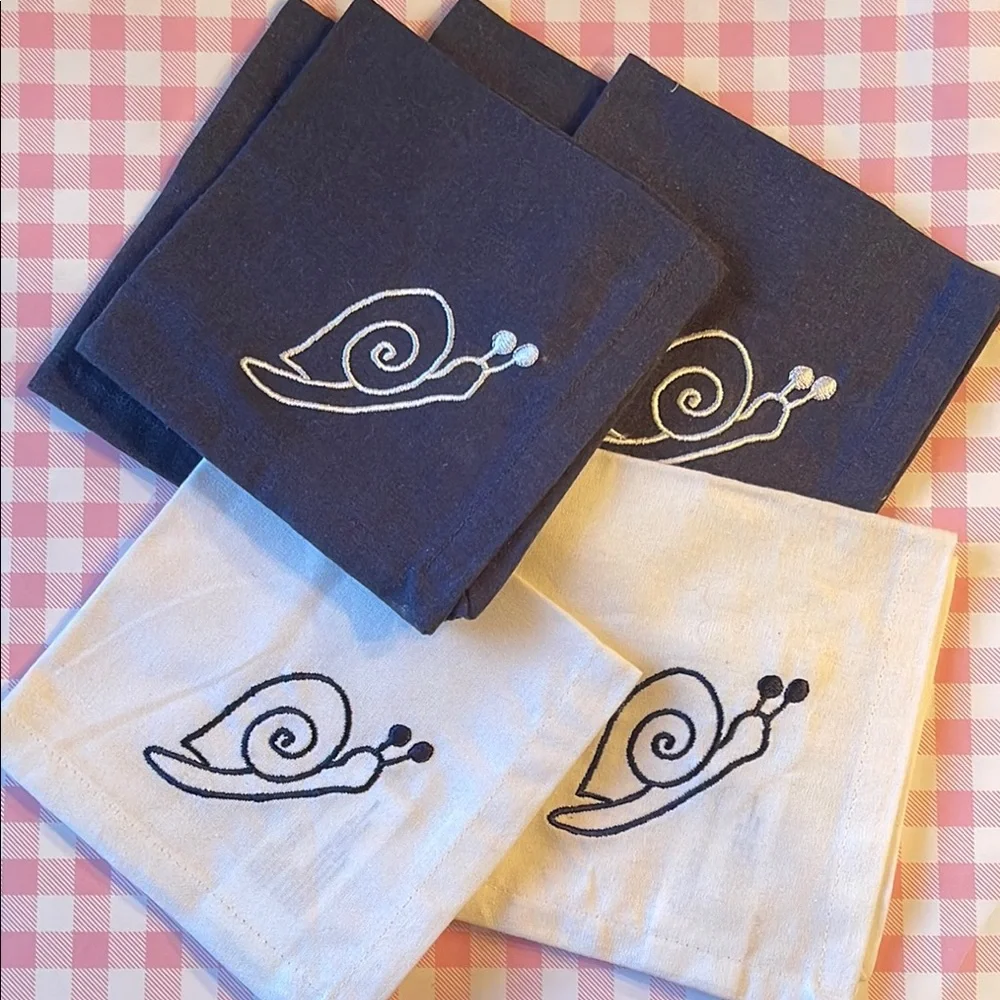 Pier 1 Escargot Cocktail Napkins